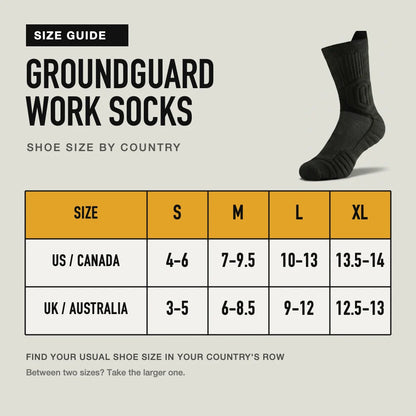 GroundGuard™ Work Socks