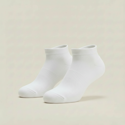 GroundGuard low-cut also available in white — pair, three-quarter view